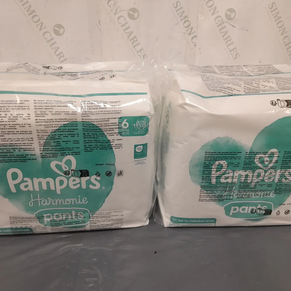 132 PAMPERS BABY NAPPIES PANTS SIZE 6 (15 KG+)