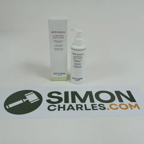 SCR GOLD PH REFINING SKIN LOTION – CETUEM LONDON (24 CARAT GOLD) 150ML