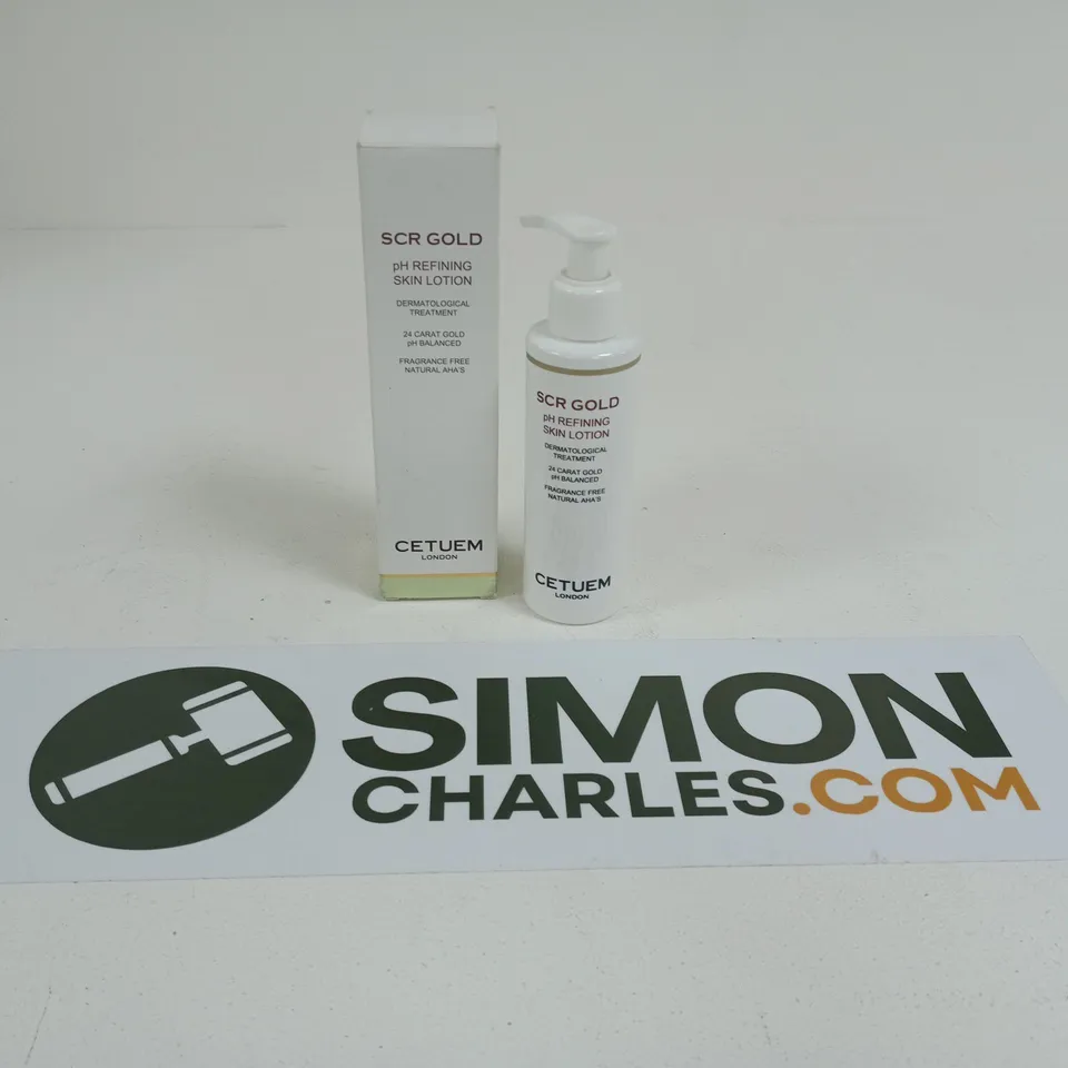 SCR GOLD PH REFINING SKIN LOTION – CETUEM LONDON (24 CARAT GOLD) 150ML