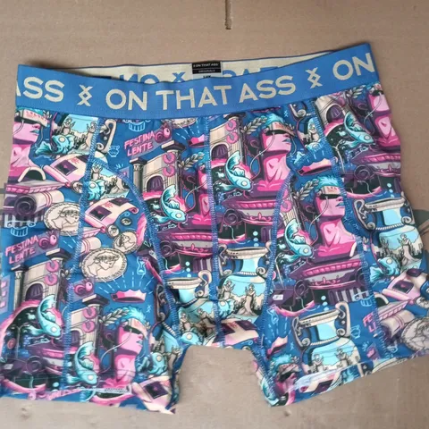ON THAT ASS ORIGINALS LUX BOXER BRIEFS SIZE LARGE