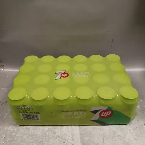 24 X 7 UP ZERO SUGAR CANS - 24 X 330ML