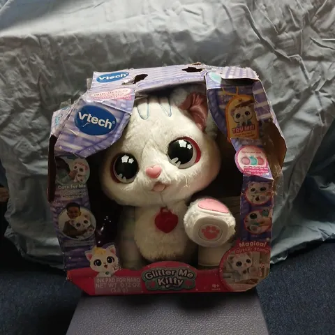 VTECH GLITTER ME KITTY PLUSH TOY – BOXED