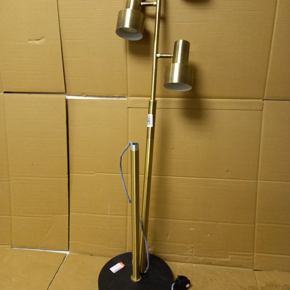 FLOOR LAMP - ANTIQUE BRASS