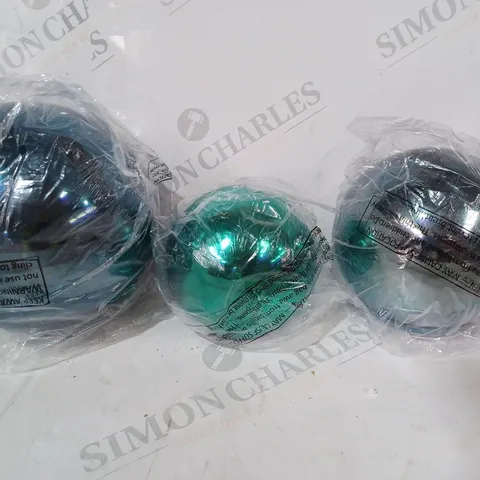BUNDLEBERRY SET OF 3 INFINITY SPHERES, MULTI