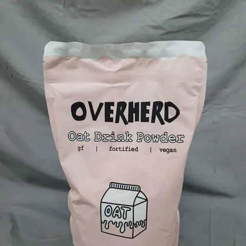OVERHERD OAT DRINK POWDER – FORTIFIED VEGAN - 800G