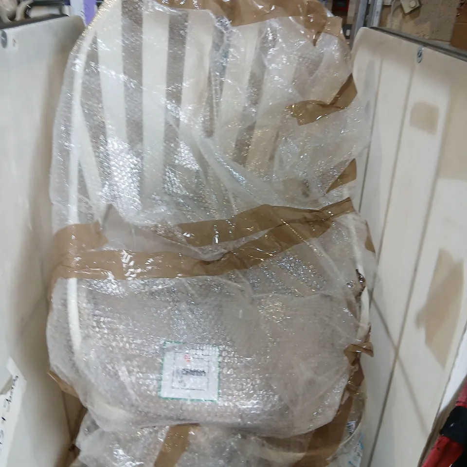 TWO METAL FRAMED GARDEN CHAIRS 