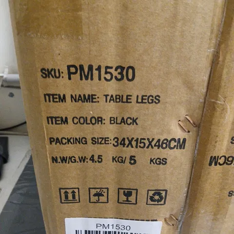 SET OF 3 BOXES OF DARPHE TABLE LEGS - COLLECTION ONLY