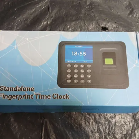 Standalone Fingerprint Time Clock – Boxed with Accessories