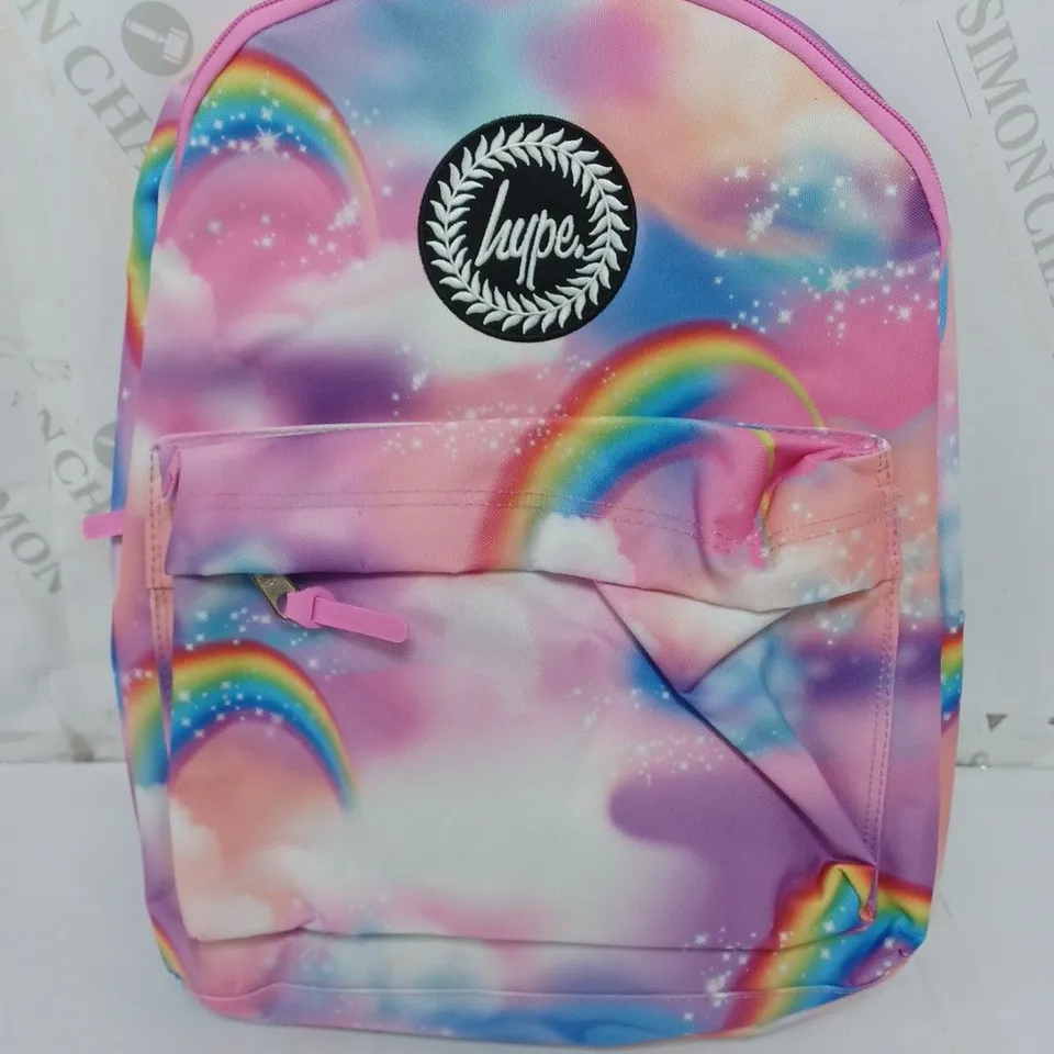 HYPE GIRLS PINK RAINBOW BACKPACK