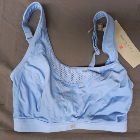 SWEATY BETTY ULTRA RUNNING BRA IN BLUE SIZE 32DD