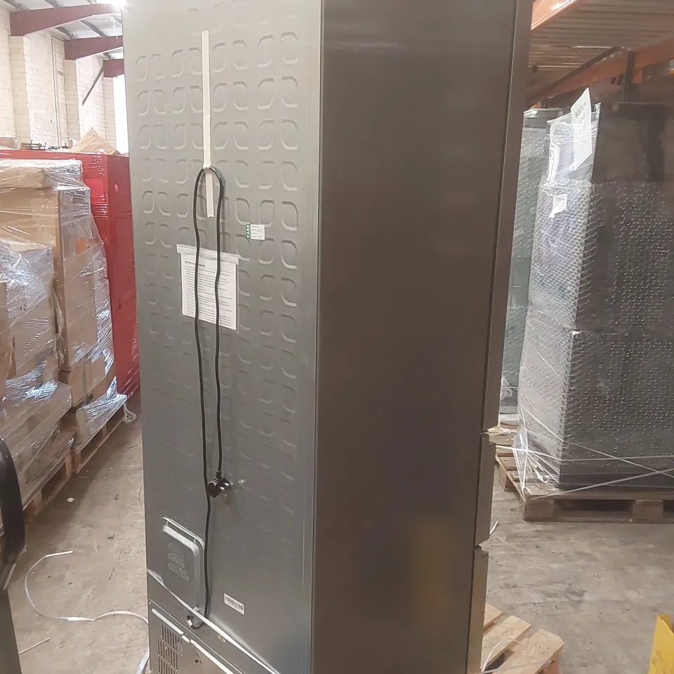 HISENSE PUREFLAT SLIM RF632N4WIE FRIDGE FREEZER - STAINLESS STEEL