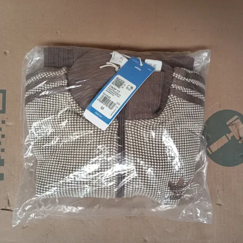BAGGED ADIDAS CROP TT IN BROWN SIZE MEDIUM