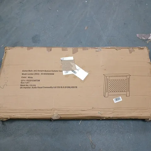 AVC DESIGNS MEDIUM RADIATOR COVER BOXED WHITE