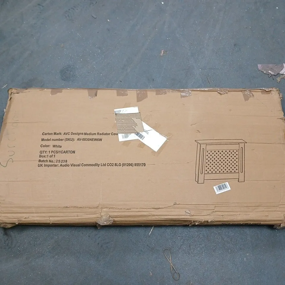AVC DESIGNS MEDIUM RADIATOR COVER BOXED WHITE