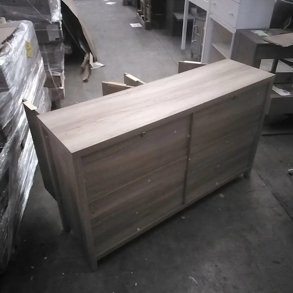 NICOLEE 141CM WIDE CREDENZA - SAND OAK