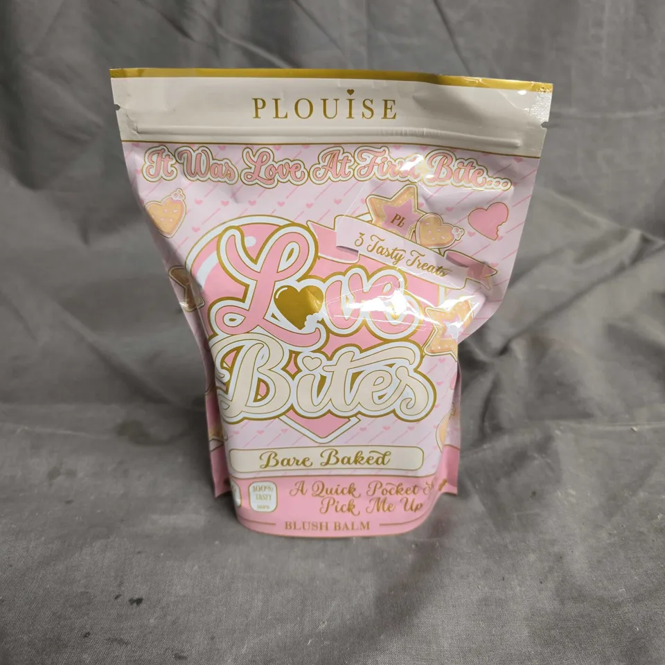 SEALED PLOUISE BARE BAKED LOVE BITES BLUSH BALM TRIO