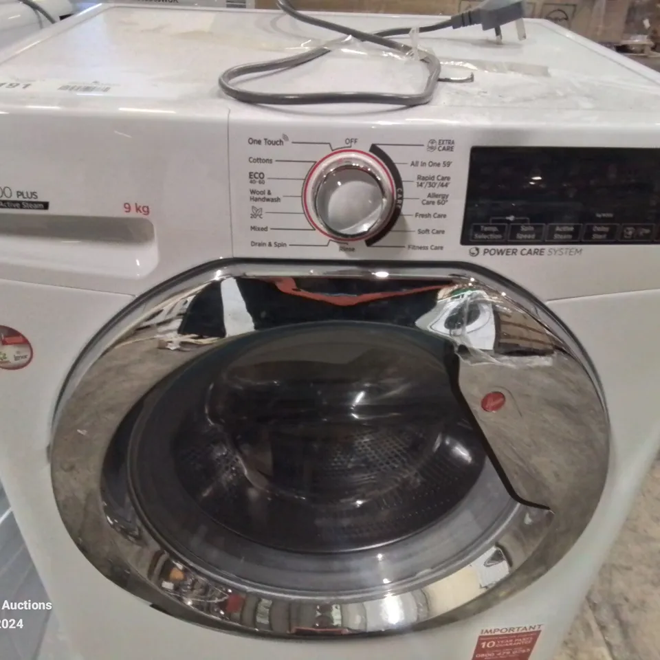 HOOVER H-WASH 300 PLUS H3WS69TAMCE/1-80 WASHING MACHINE FRONT-LOAD 9 KG 1600 RPM A WHITE