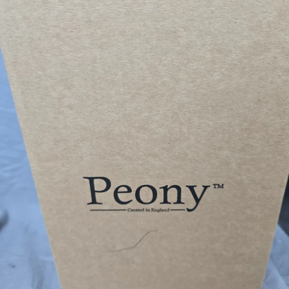 PEONY ARTIFICIAL FLOWER ARRANGEMENT IN WICKER BASKET