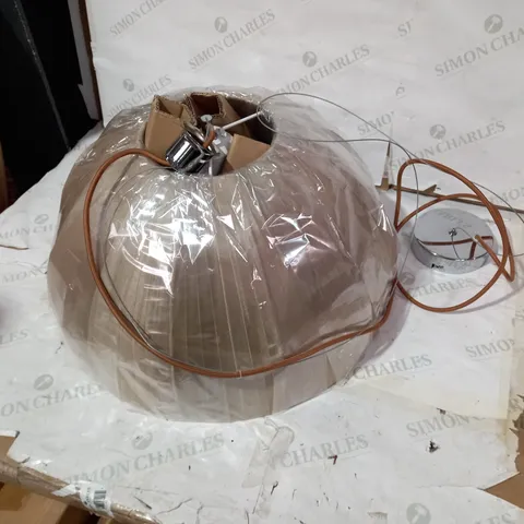 BOXED ARC 3LT DOME PENDANT