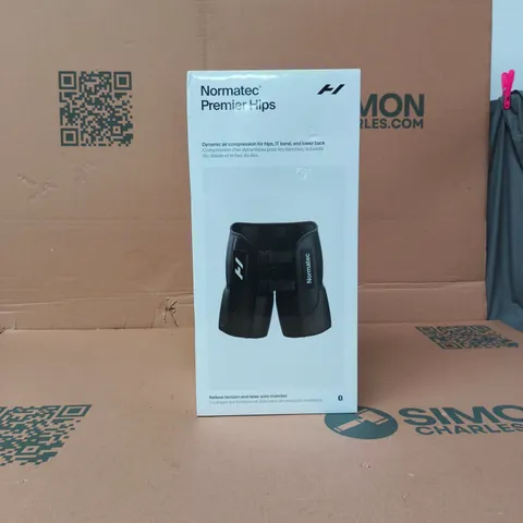 NORMATEC PREMIER HIPS DYNAMIC AIR COMPRESSION TO RELIEVE TENSION/RELAX SORE MUSCLES SEALED