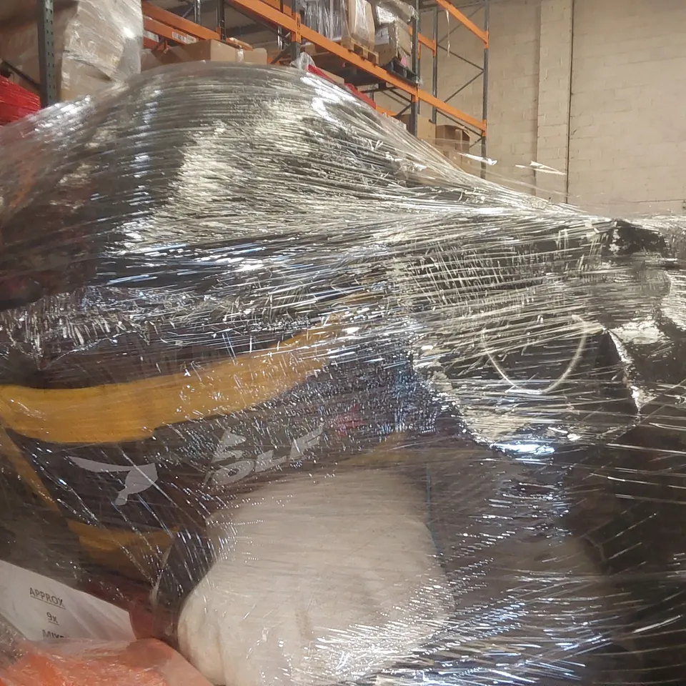 PALLET CONTAINING APPROXIMATELY 9x MIXED PUNCH BAGS