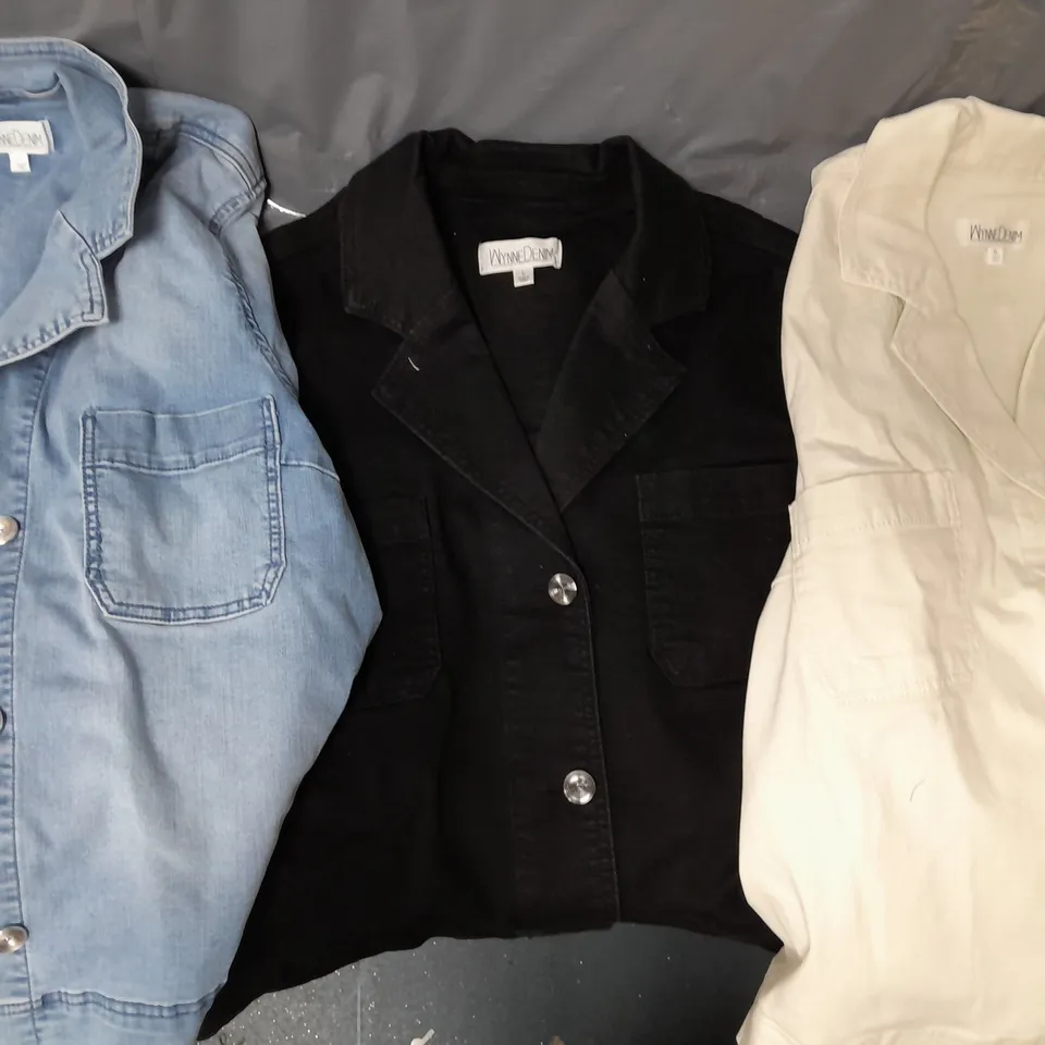 BOX OF APPROXIMATELY 10 ASSORTED CLOTHING AND FASHION ITEMS IN VARIOUS STYLES, COLOURS, AND SIZES - COLLECTION ONLY