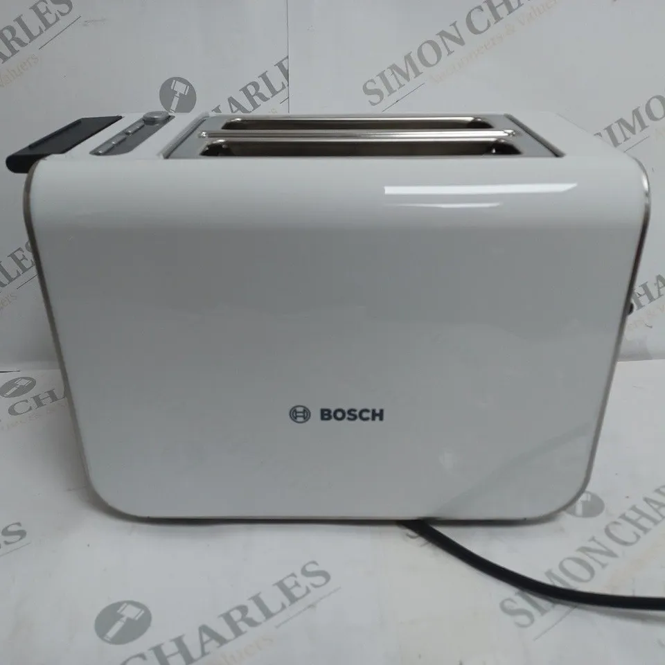 BOXED BOSCH TOASTER STYLINE RANGE, MIRROR HEATING, AUTOHEAT CONTROL