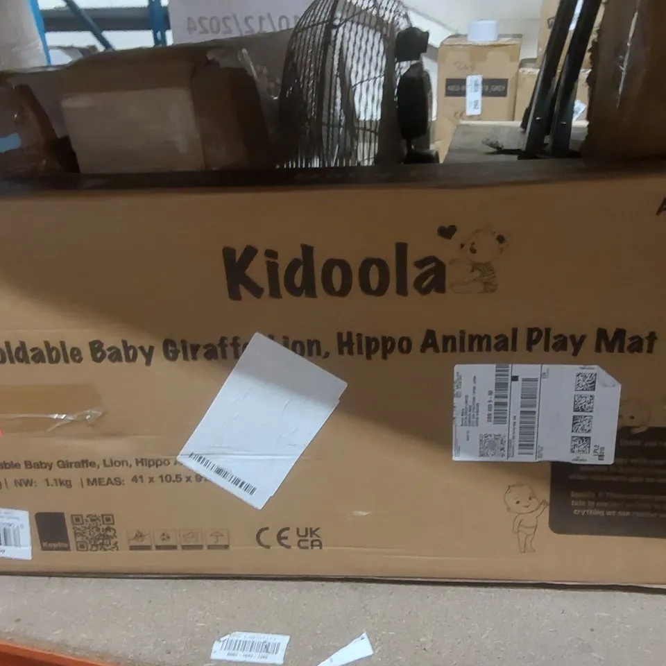 KIDOOLA FOLDABLE GIRAFFE LION HIPPO ANIMAL PLAY MAT