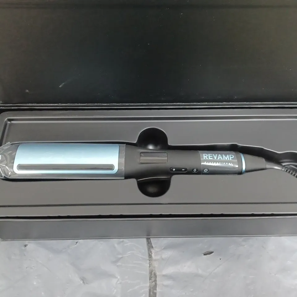 REVAMP PROGLOSS HYDRO SHIELD SHINE CERAMIC HAIR STRAIGHTENER RRP £119.99