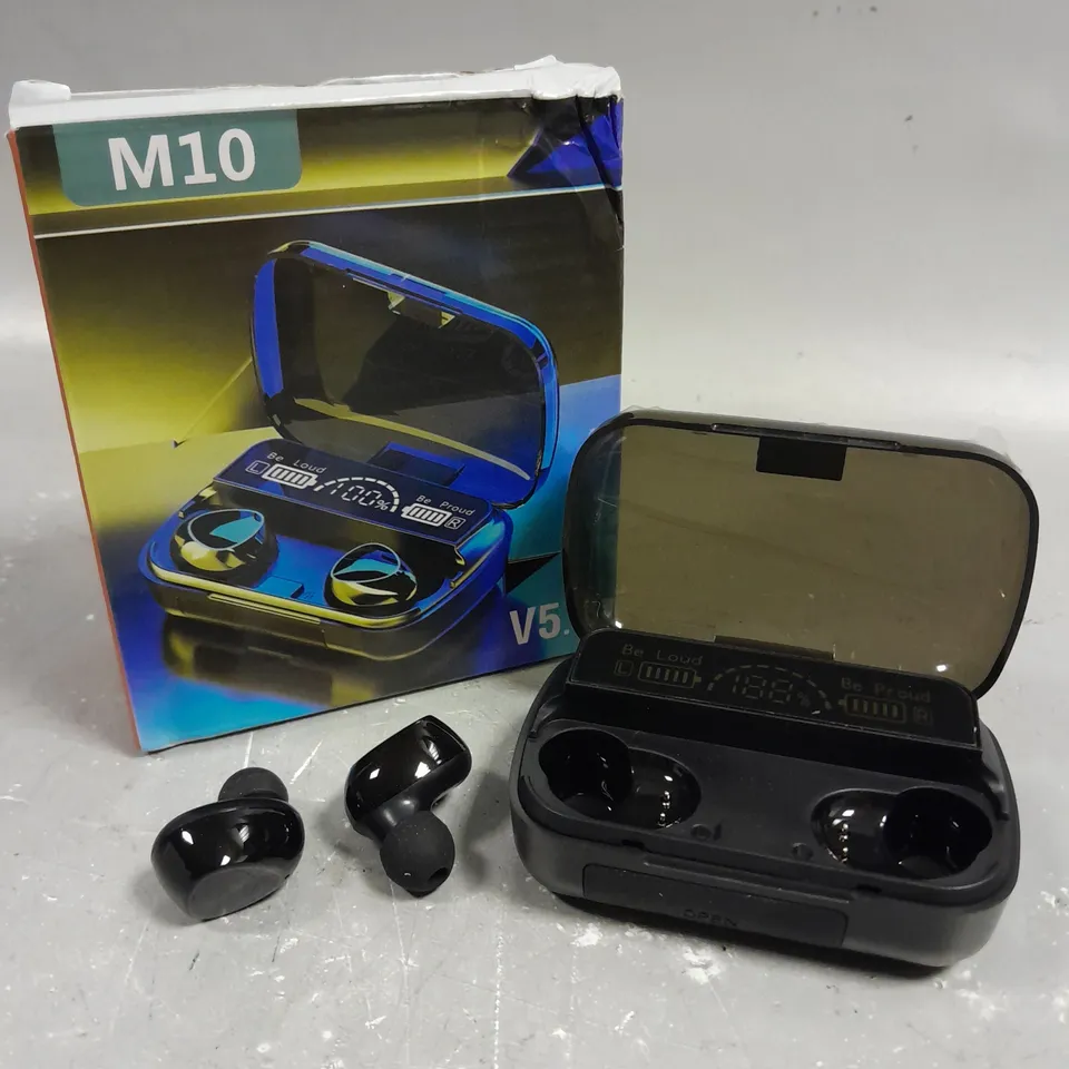 BOXED M10 V5.3 BLUETOOTH WIRELESS EARPHONES 