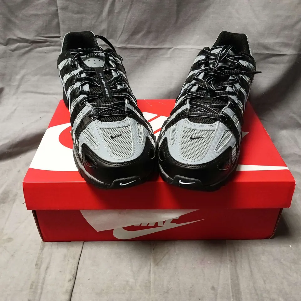 BOXED PAIR OF  NIKE P-6000 SHOES – BLACK/BLACK/COOL GREY, UK 11 (EU 46)