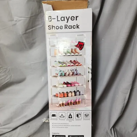 6-LAYER SHOE RACK, BOXED