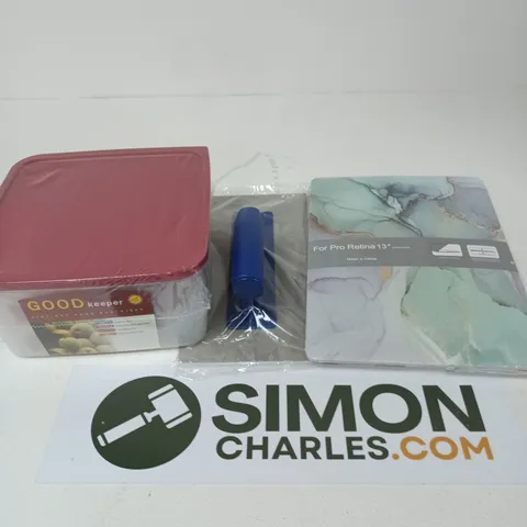 APPROXIMATELY 10 ASSORTED HOUSEHOLD PRODUCTS TO INCLUDE STORAGE BOXES, PROTECTIVE CASE, HOME DECOR ETC