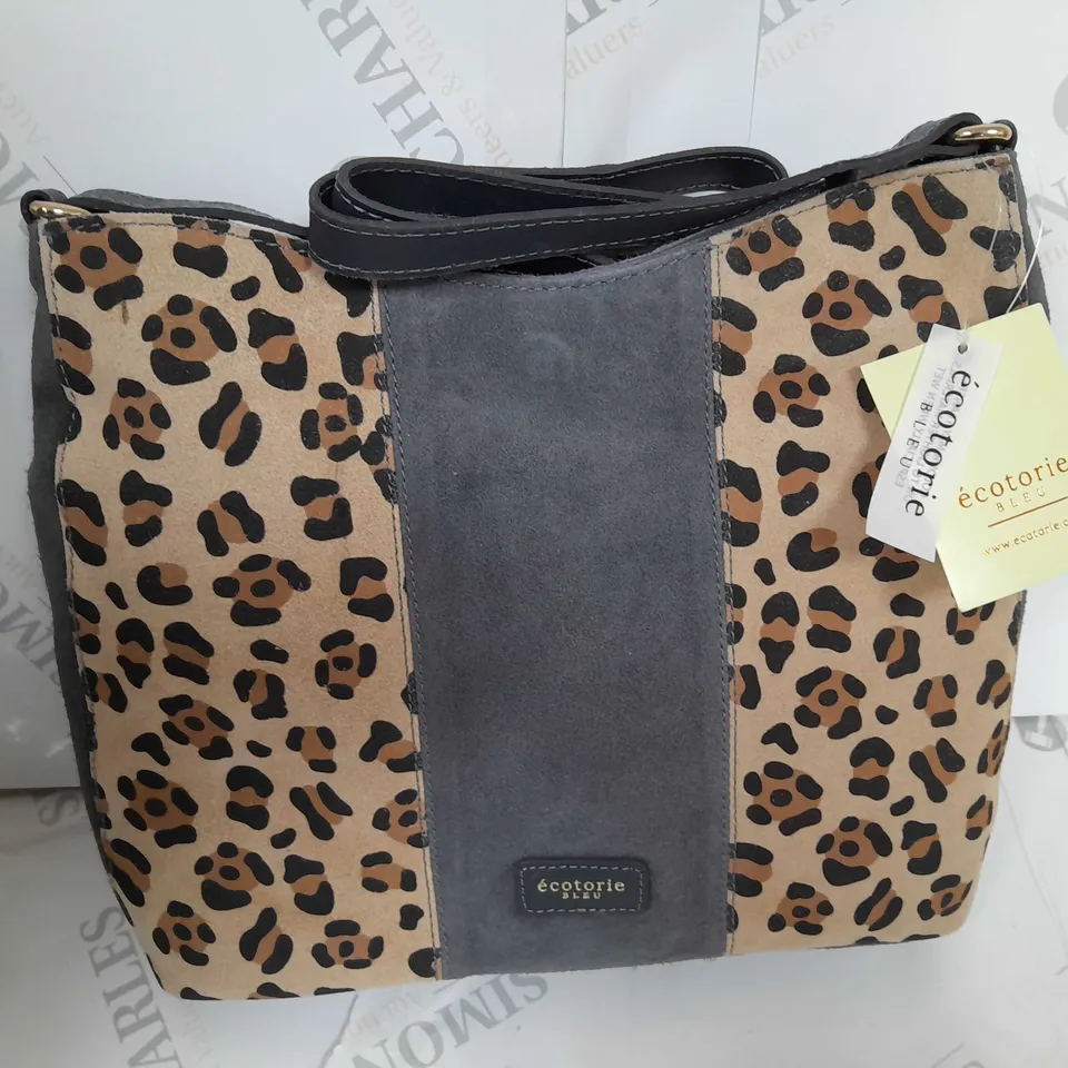 ECOTORIE BLEU ANIMAL PRINT BAG