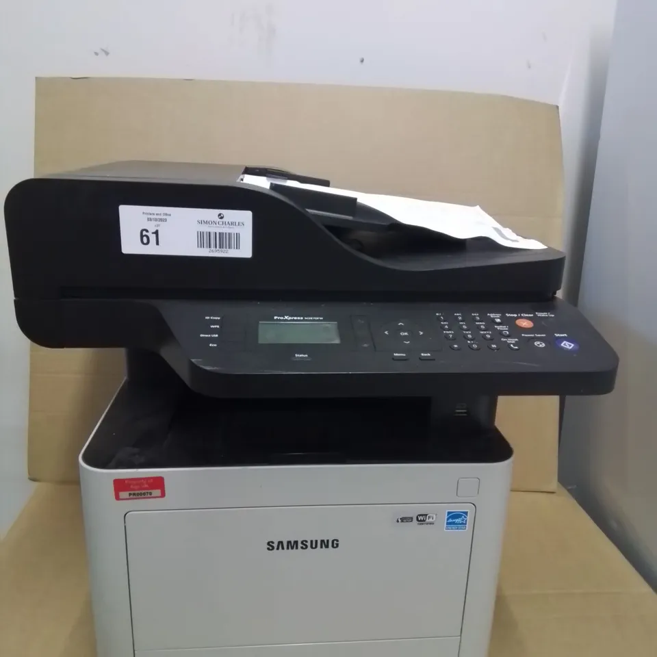 SAMSUNG PROXPRESS M3870FW USB WIFI AIO MONO LASER PRINTER M3870 SL-M3870FW/SEE