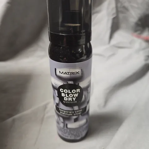 BOX OF APPROXIMATELY 24 MATRIX COLOUR BLOW DRY TEMPORARY COLOUR SPRAY – PLATINUM SILVER