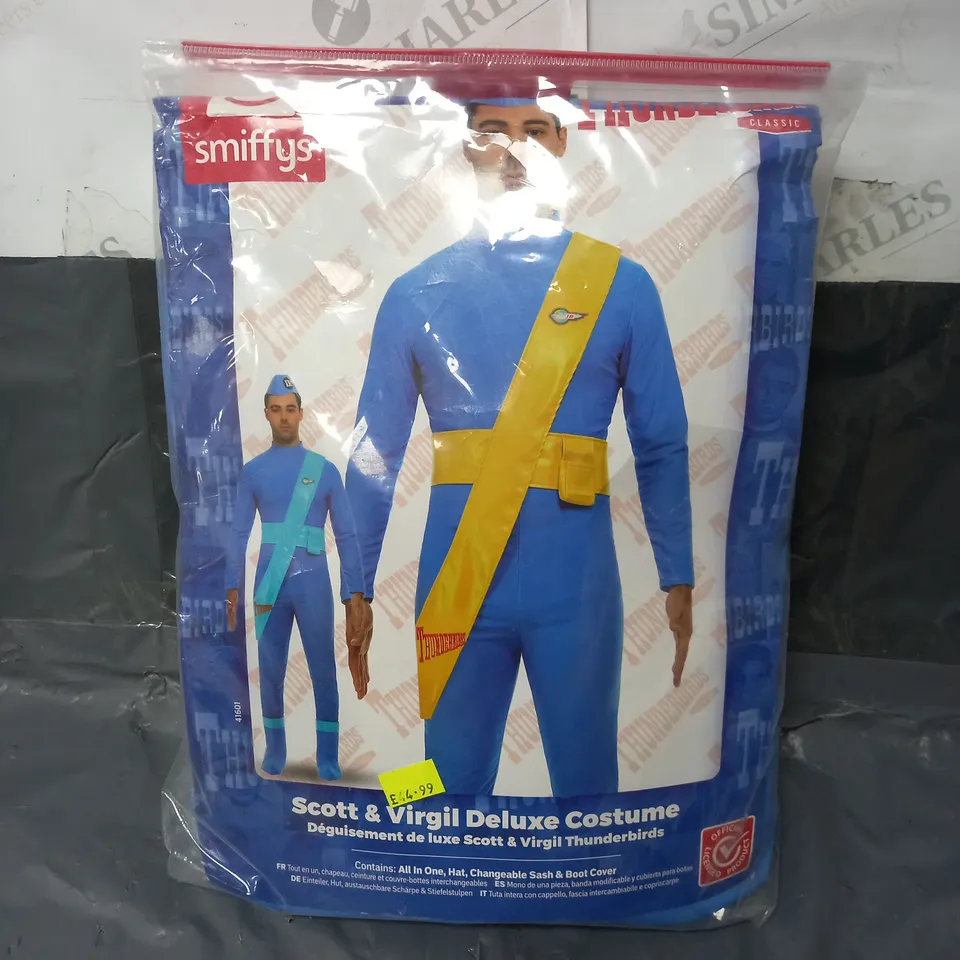 SMIFFYS THUNDERBIRDS SCOTT & VIRGIL DELUXE COSTUME 