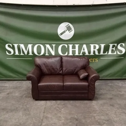 VANTAGE ITALIAN LEATHER 2 SEATER SOFA