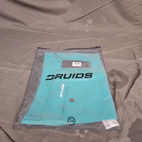 DRUIDS MENS CLIMA GOLF SHORTS IN TEAL SIZE 34