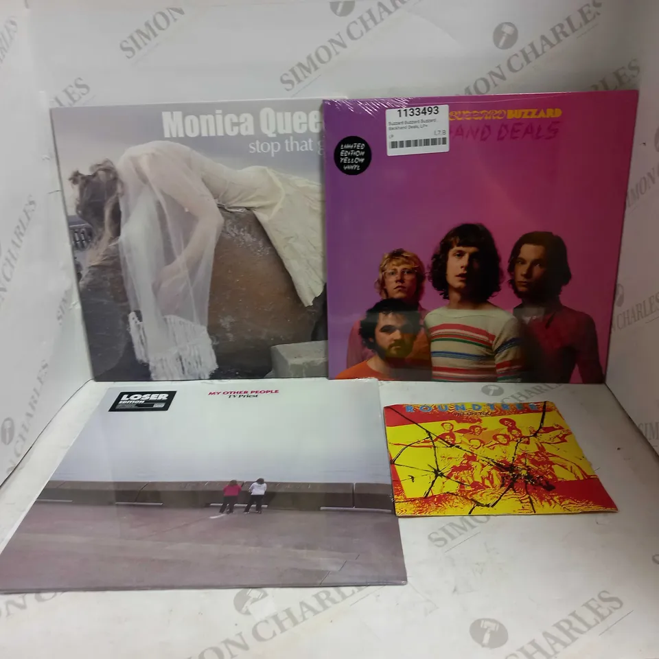 LOT OF APPROXIMATELY 12 ASSORTED VINYLS, TO INCLUDE ARIANA GRANDE, QUEEN, ETHEL THE FROG, ETC