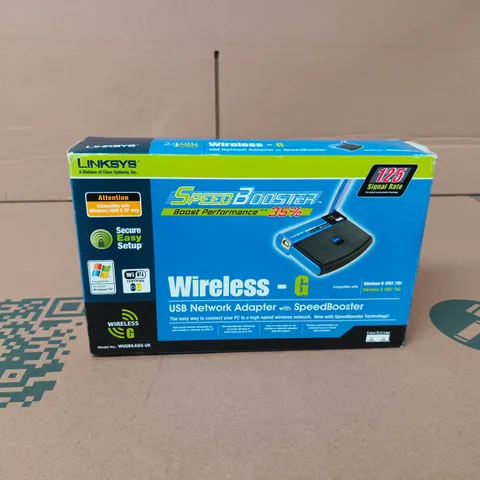 LINKSYS WIRELESS USB NETWORK ADAPTER WITH SPEEDBOOSTER 