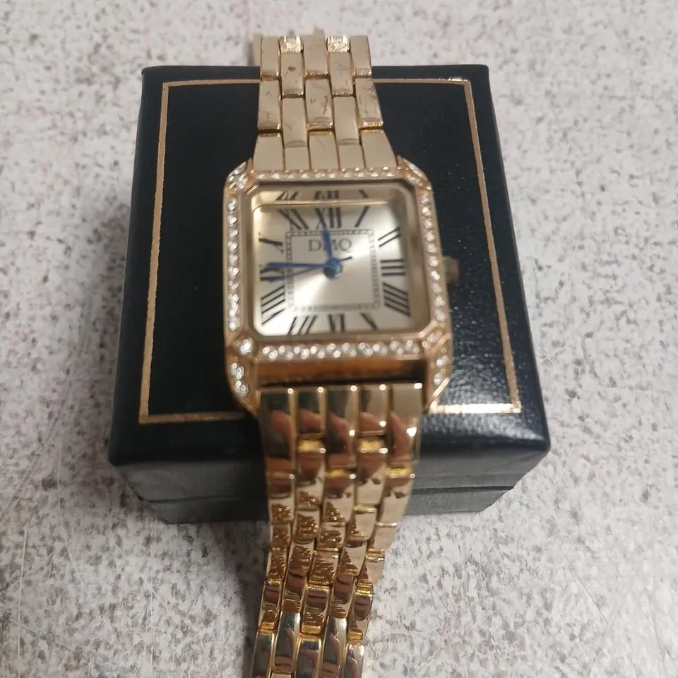 DIAMONIQUE 0.47CT TW CLASSIC LINK WATCH