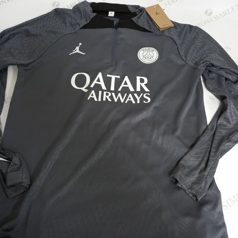 NIKE JORDAN PSG TRAINING JACKET IN GREY - LARGE