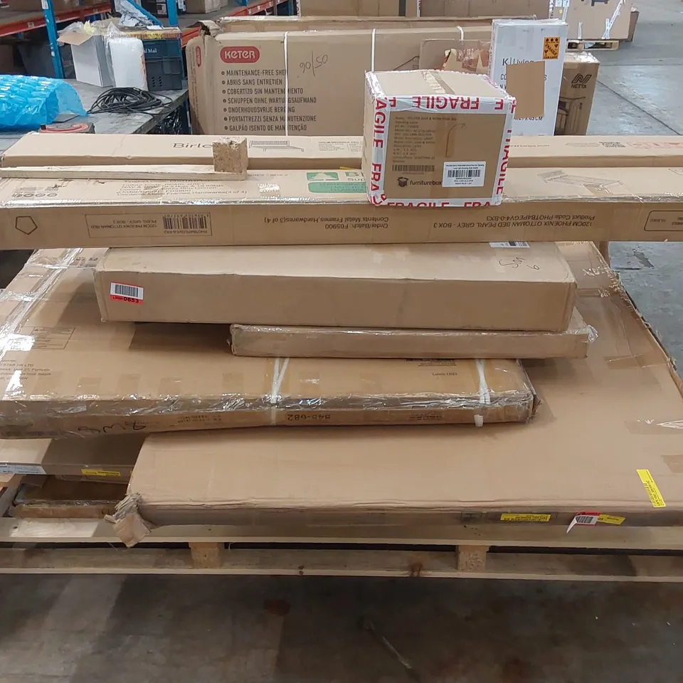 PALLET TO CONTAIN ASSORTED BOXED FURNITURE AND FURNITURE PARTS