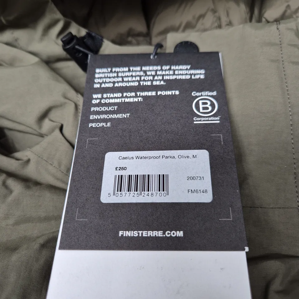 FINISTERRE CAELUS WATERPROOF PARKA - SIZE M