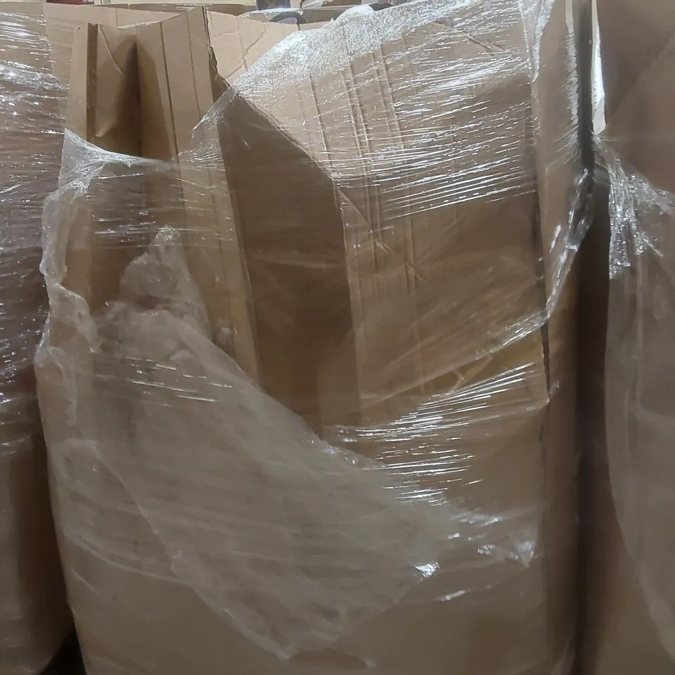 PALLET CONTAINING A VERY LARGE QUANTITY OF ASSORTED CONSUMER PRODUCTS INCLUDING: SPIN MOP & BUCKET SET, KIDS TOYS, FLAT MOP & BUCKET SET ECT