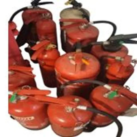 12 FIRE EXTINGUISHERS