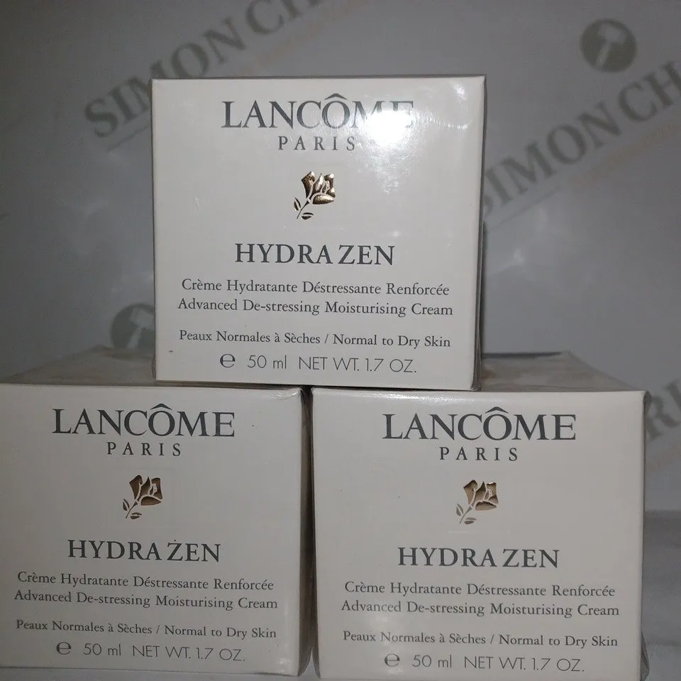 BOX OF APPROX 13 X 50ML LANCOME HYDRA ZEN ANTI-STRESS MOISTURISING DAY CREAM