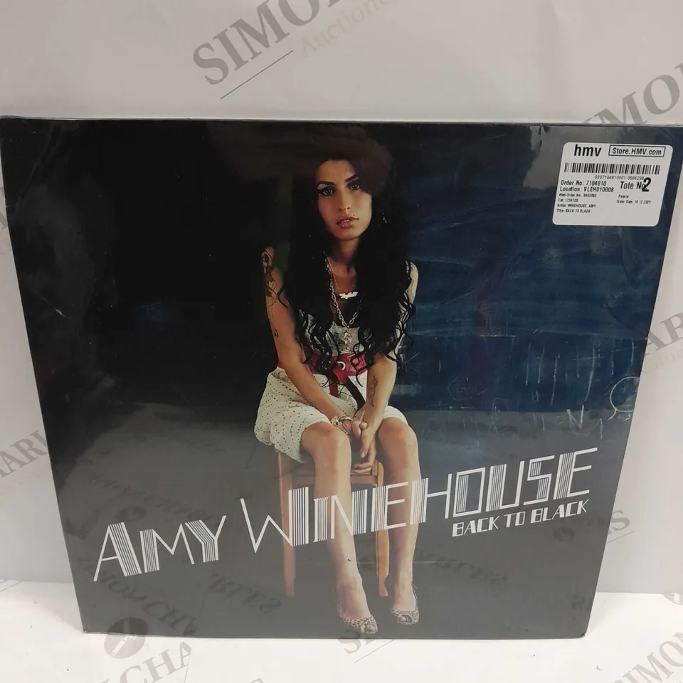 SEALED AMY WINEHOUSE BACK TO BLACK VINYL 