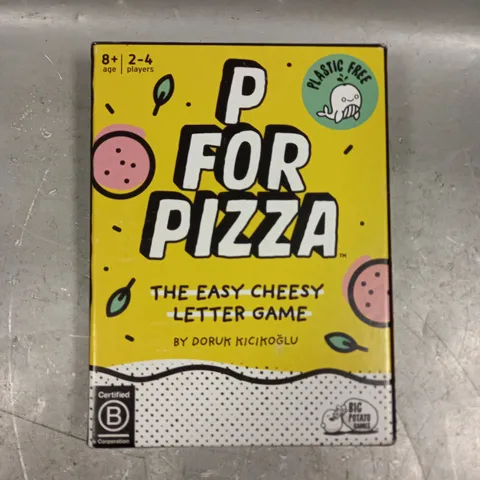P FOR PIZZA LETTER GAME